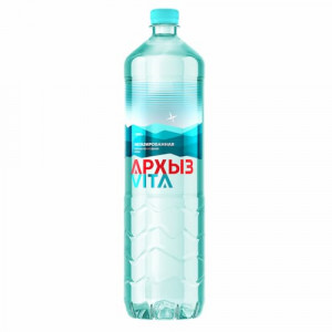 Вода Архыз 1,5 литра, в упаковке 6 шт, негазированная