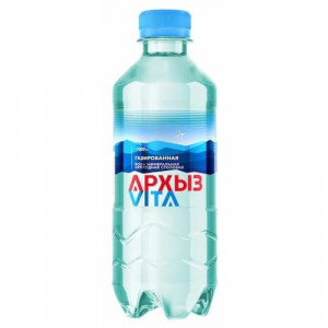 Вода Архыз упаковка 0.33 литра (12 шт), газированная Вода Архыз упаковка 0.33 литра (12 шт), газированная